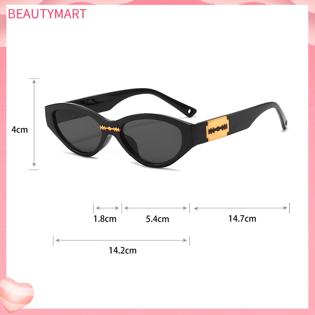 Kính Mát Gọng Oval Chống Tia UV Phong Cách Hip Hop Thời Trang Cho Nam Và Nữ