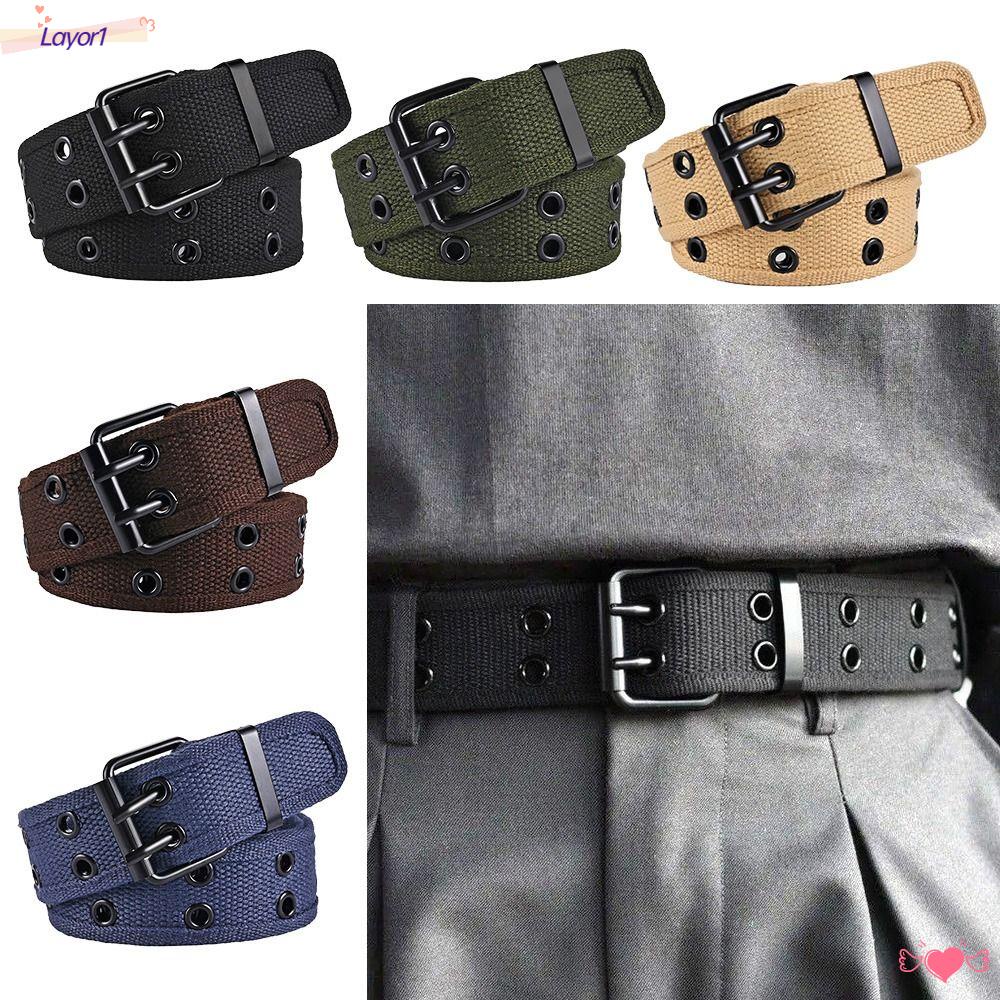 Dây Thắt Lưng Bện Bằng Nylon Thương Hiệu LAYOR1 Sang Trọng Cho Nữ