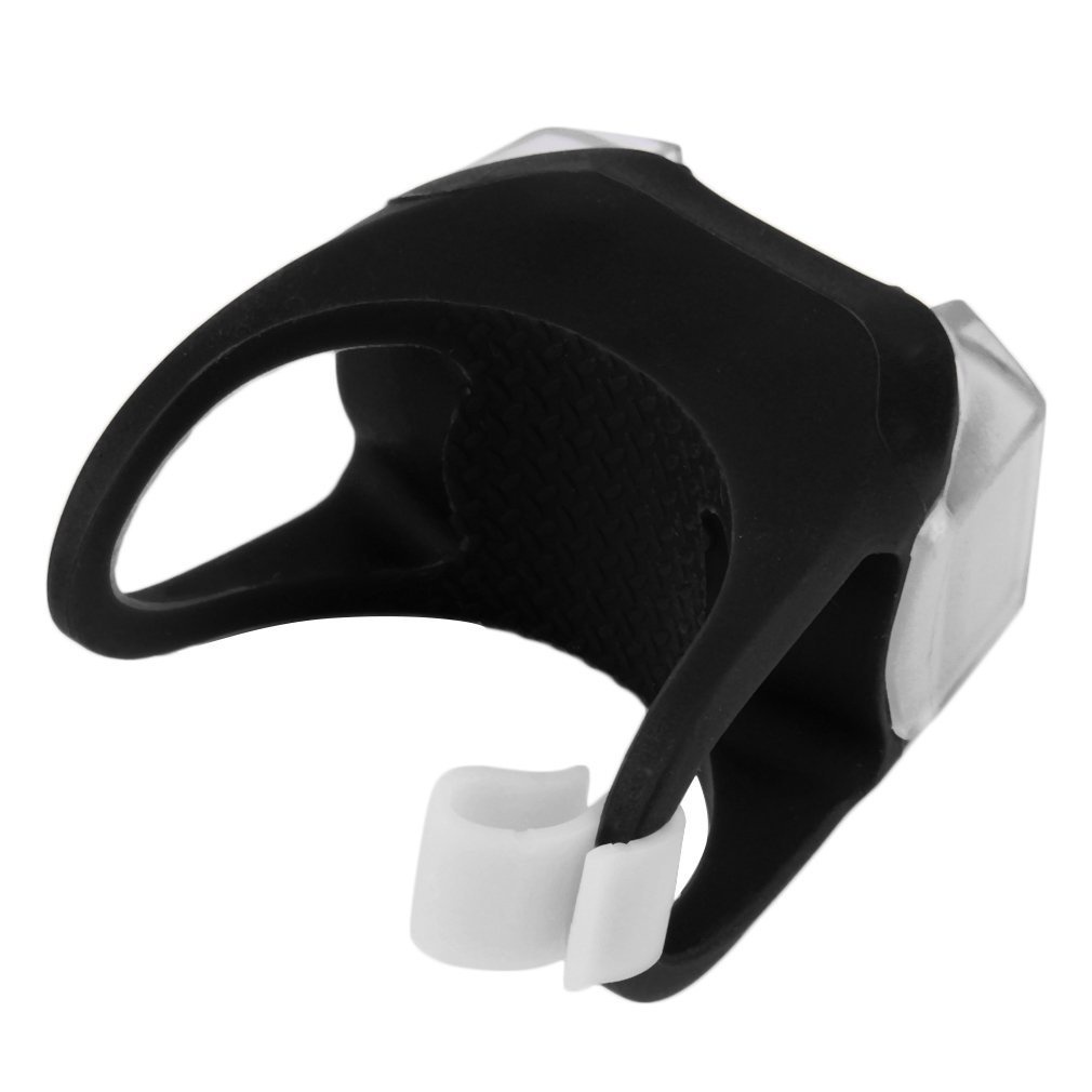 1Pc Bicycle Front Light Flash 3 Modes Silicone Led Head Rear Wheel Bike Lamp Waterproof Cycling Lights With Battery [Q/13]