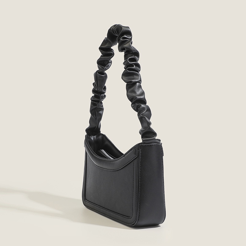 Ielgyfrench Túi Đen Đeo Vai Xếp Ly Ngôi Sao Phong Cách Ins Phổ Biến Cho Năm nay