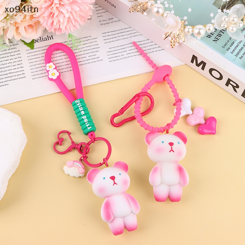 Móc Khóa Hình Thỏ / Gấu Hoạt Hình Dễ Thương