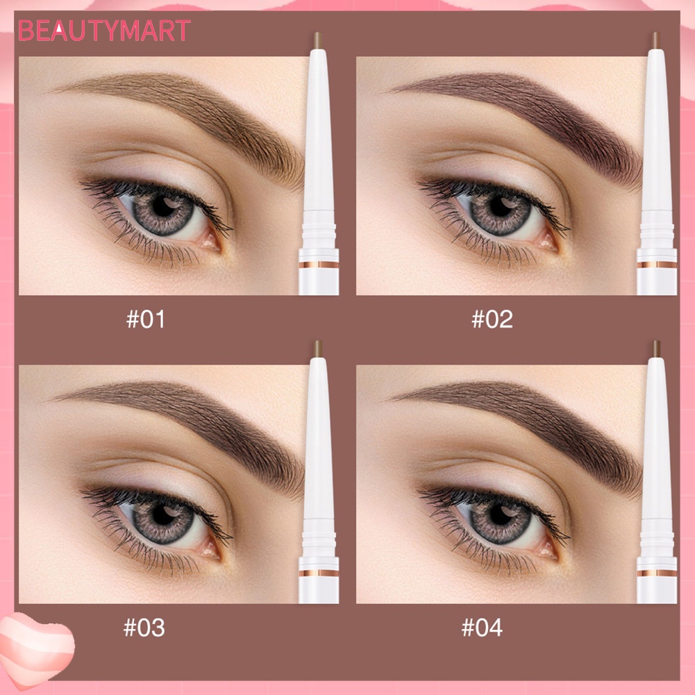 Bút Chì Kẻ Lông Mày Hai Đầu OTWOO Xoay Được Chống Nước Lâu Trôi Kèm Cọ