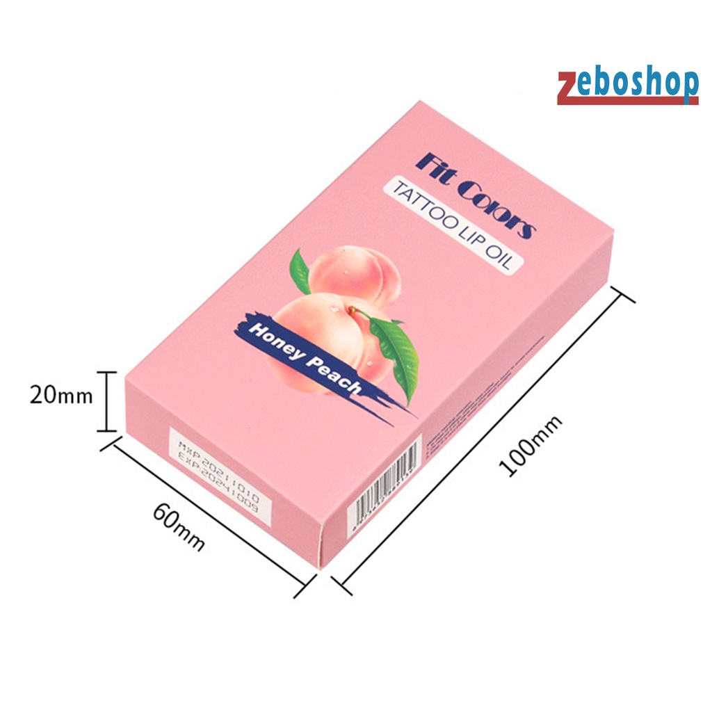 Zeboshop 1 Hộp Son Bóng Dạng Lỏng Kết Cấu Mịn Màng Không Dầu Làm Mờ Đường Viền Môi Nuôi Dưỡng Làm Đẹp Hiệu Ứng Gương Trang Điểm
