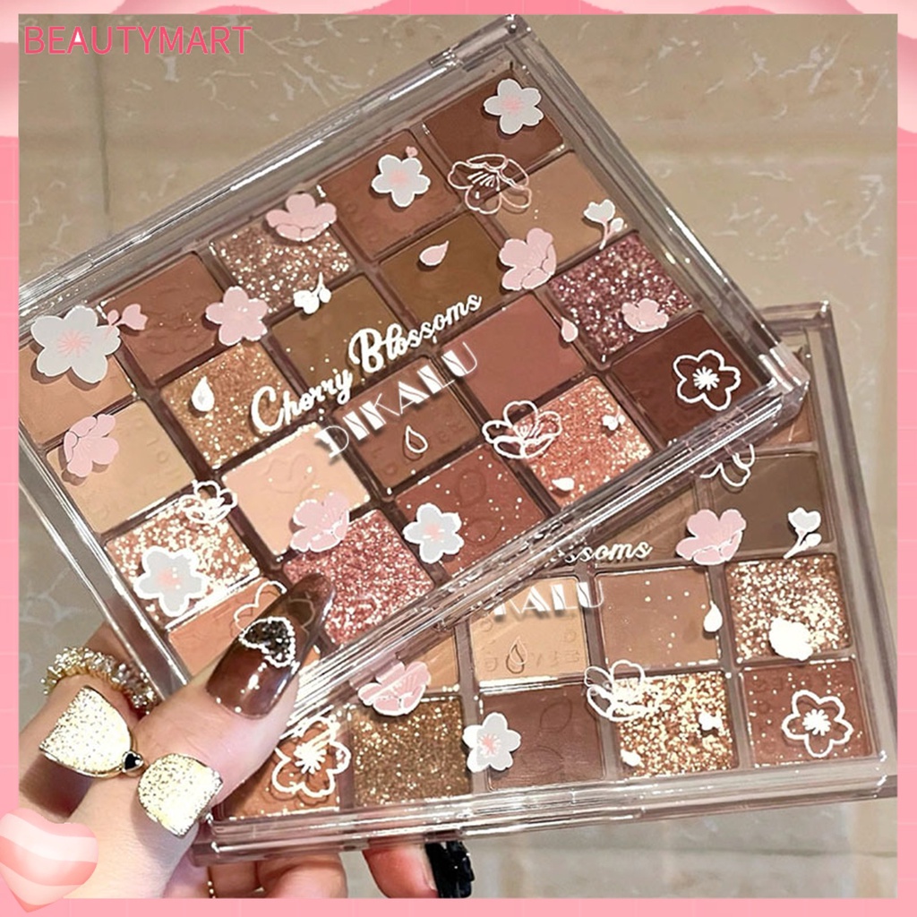 Bảng Phấn Mắt beautymart 20 Màu Sắc Lấp Lánh Kết Cấu Lụa Dễ Sử Dụng Phong Cách Hàn Quốc