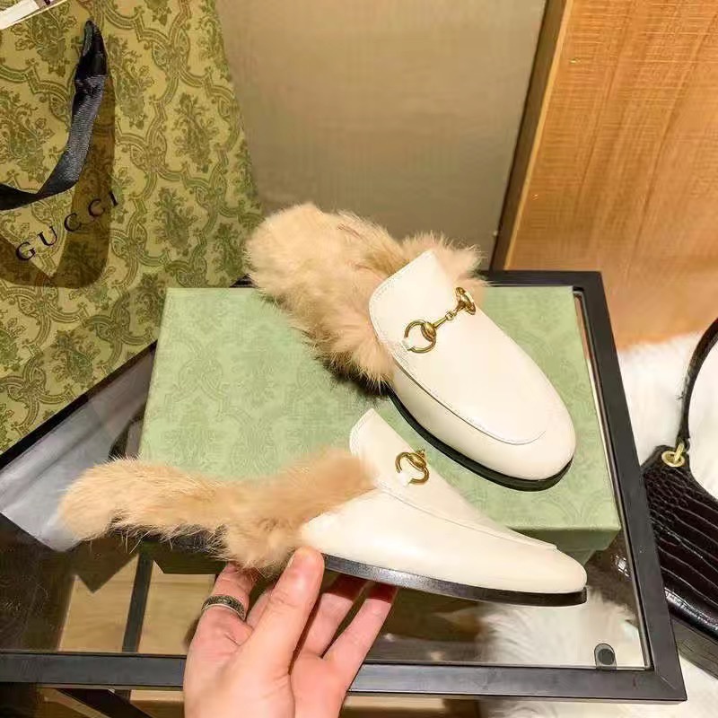 Giày Lười Mũi Tròn Thêu Họa Tiết Horse shackle 2023 Mẫu Mới 1: 1