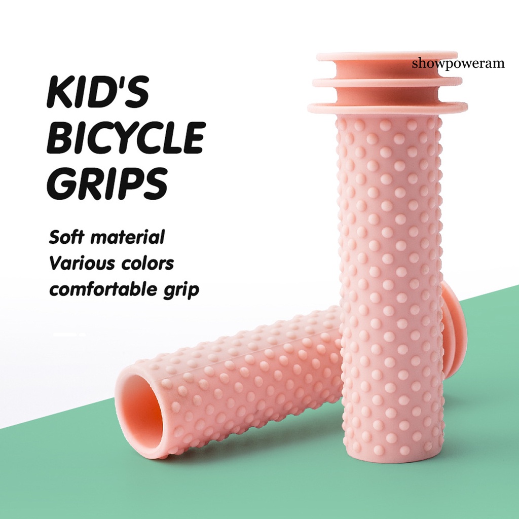 1 Cặp Vỏ Bọc Tay Lái Xe Đạp Bằng Silicon Mềm Chống Trượt