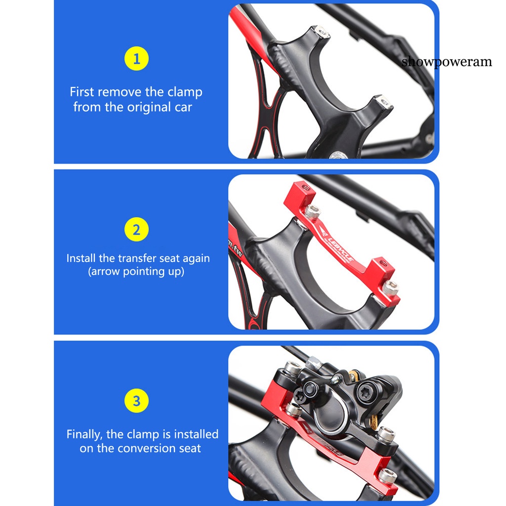 Bộ Chuyển Đổi Phanh Đĩa SP-180 / 203 Độ Cứng Cao Siêu Nhẹ Chuyên Dụng Cho Xe Đạp