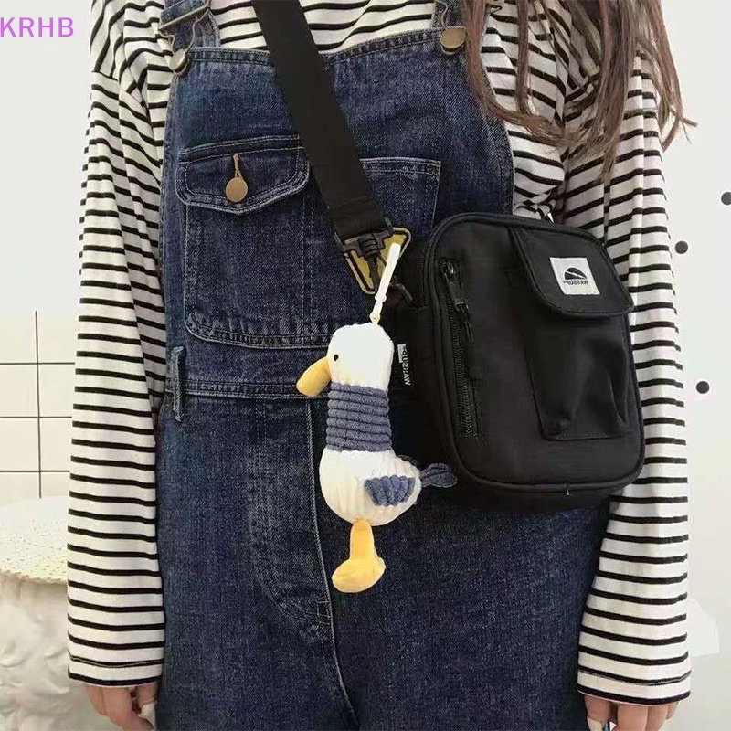 Móc Khóa Vịt Nhồi Bông Dễ Thương Mới