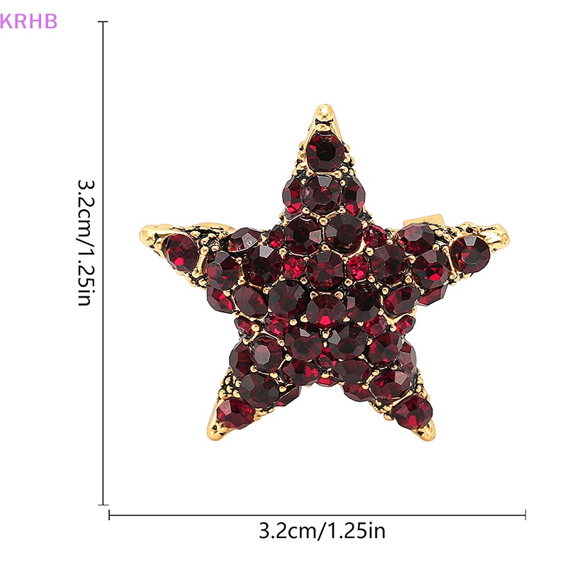 Ghim Cài Áo Hình Ngôi Sao Năm Cánh Thời Trang Cho Nữ Mới