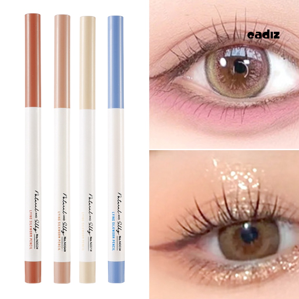 Bút Kẻ Mắt Trang Điểm Bắt Sáng 4 Màu Sắc Không Gây Kích Ứng An Toàn Cho Nữ