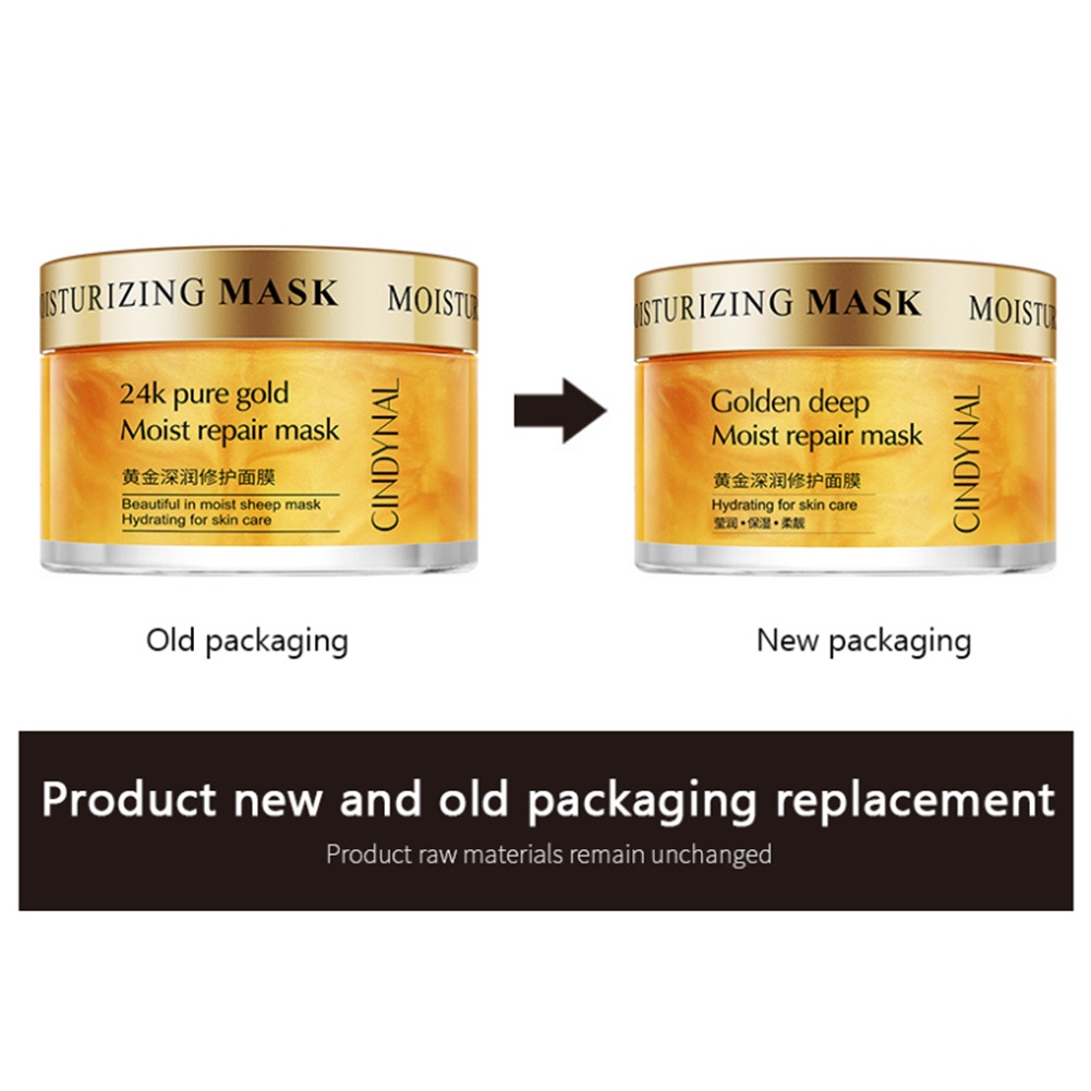 Mặt Nạ Ngủ Collagen Vàng 24k 120g Dưỡng Ẩm Sâu Chống Nếp Nhăn