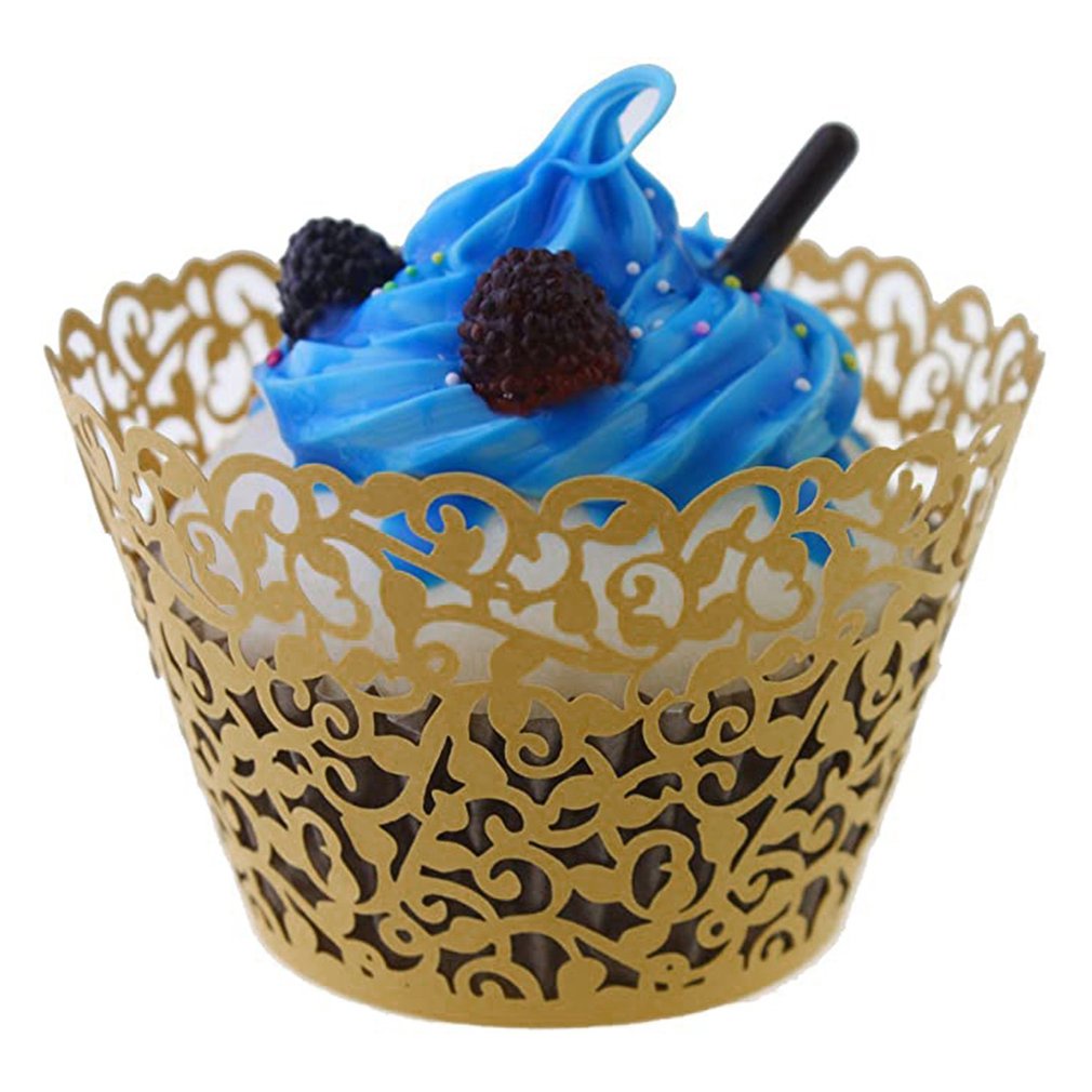 =Christmas=50pcs Baking Cake Tray Easy To Assemble Hollowed Out Cake Rim Decoration Tray