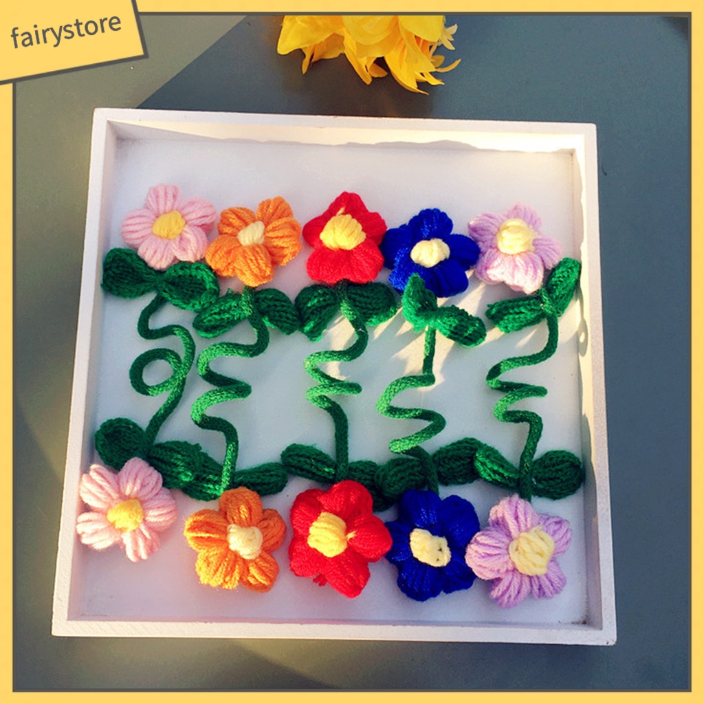 1 Bông Tai Lủng Lẳng Hình Hoa Màu Sắc Tươi Sáng Phong Cách Ngày Lễ