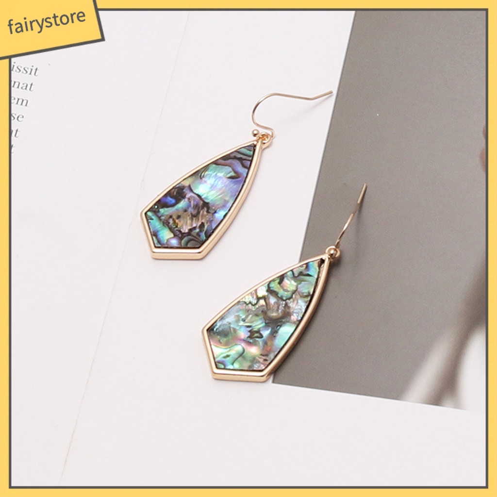 1 Đôi Bông Tai Hợp Kim Dáng Dài Họa Tiết Da Báo Thời Trang Cho Nữ