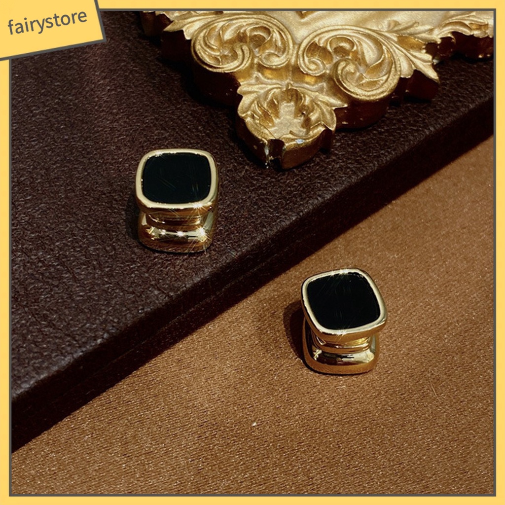 1 Đôi Bông Tai Đính Kim Cương Giả Không Cần Xỏ Lỗ Dành Cho Nữ