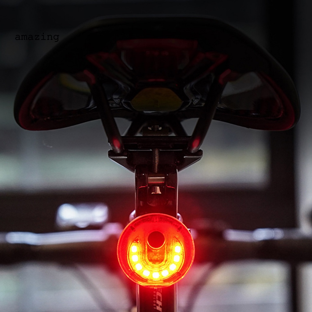 Đèn Cảnh Báo Chống Thấm Nước Có Thể Sạc Lại Bằng Cổng USB Dành Cho Xe Đạp