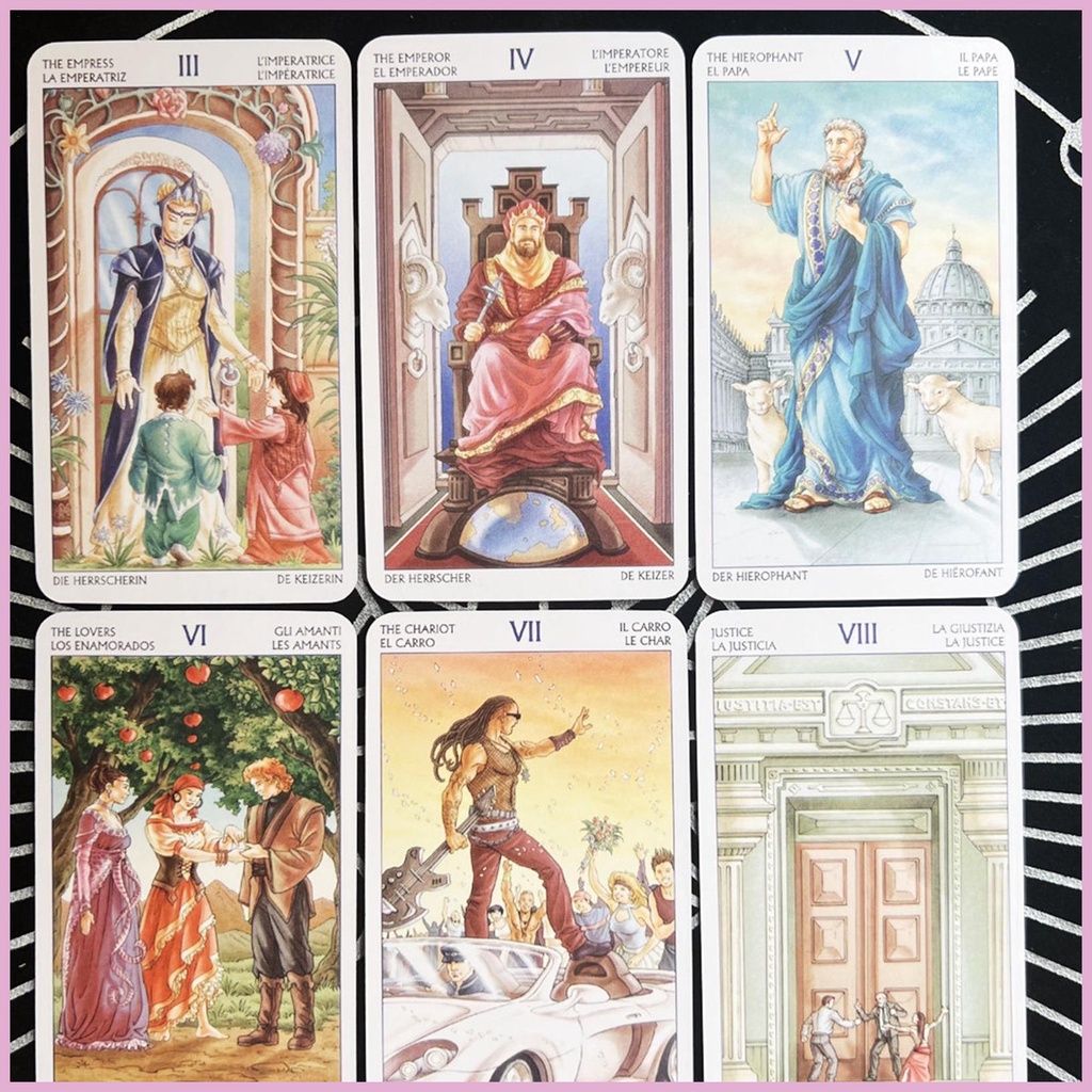 Bộ Thẻ Bài Tarot 32 Lá Oracle Tiếng Anh Đầy Đủ