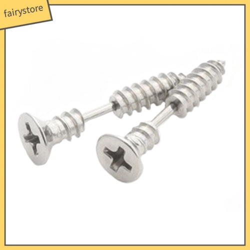 Bông Tai Đinh Tán Bằng Thép Không Gỉ Độc Đáo Phong Cách Punk Gothic