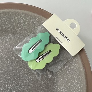 Set 2 Kẹp Tóc Nhiều Màu Dễ Thương