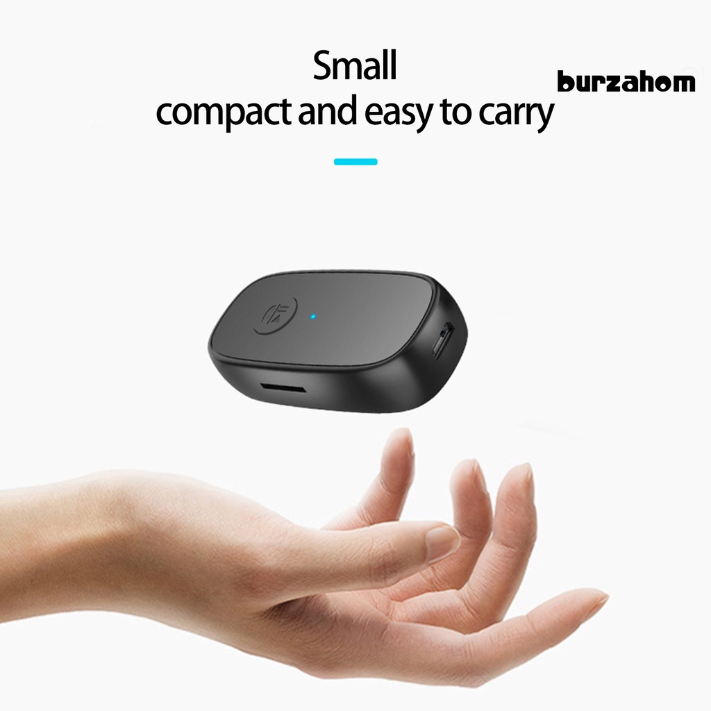 Thiết Bị Nhận Tín Hiệu Bluetooth 5.0 Có Kẹp Cổng AUX 3.5mm Hỗ Trợ Thẻ TF
