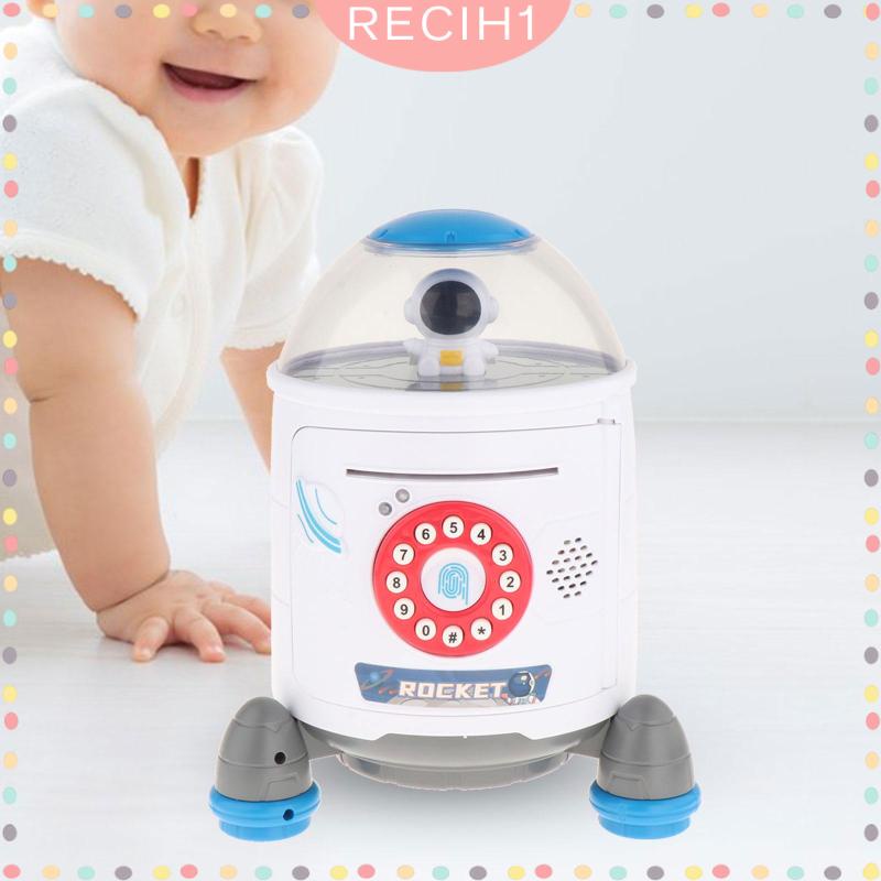 Hộp Đựng Tiền Tiết Kiệm Có Mật Khẩu Tự Động Giáo Dục Cho Bé