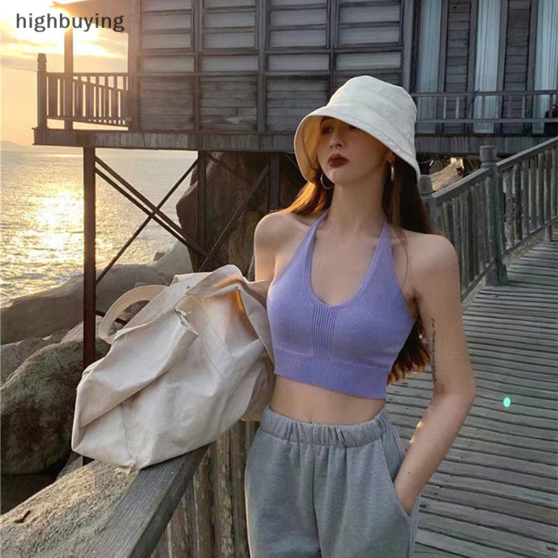 Áo Hai Dây Dệt Kim Màu Sắc Thời Trang Quyến Rũ Cho Nữ