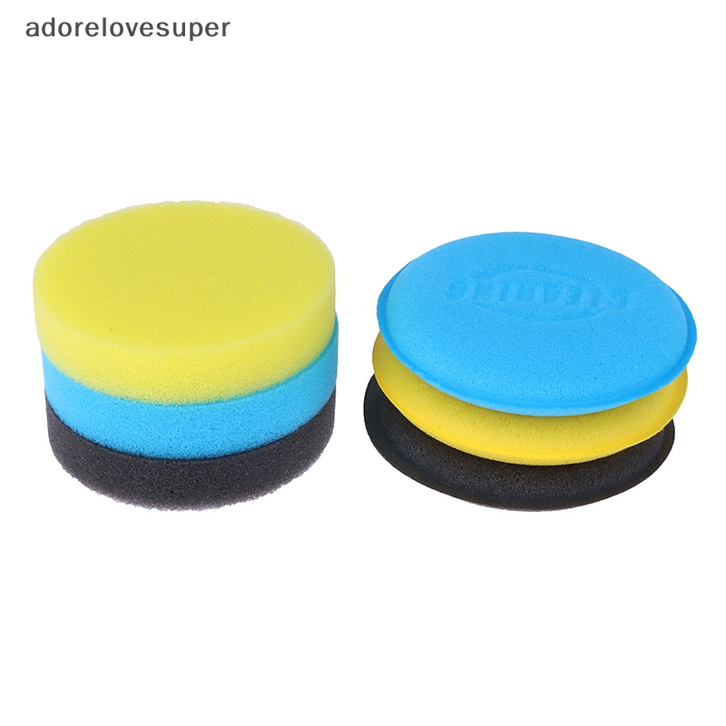 6 Mút Đánh Bóng Xe Hơi Hình Tròn Mật Độ Cao Tiện Dụng AD1VN