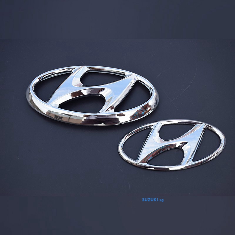 Logo Trang Trí Vô Lăng Xe Hơi Hyundai Chất Lượng Cao