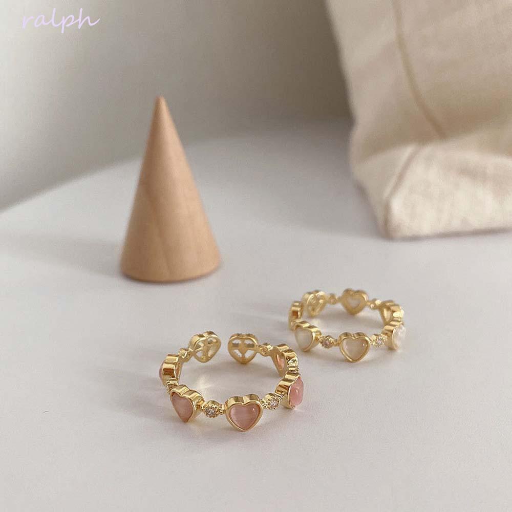 Nhẫn Hở Hình Trái Tim Thời Trang Hàn Quốc