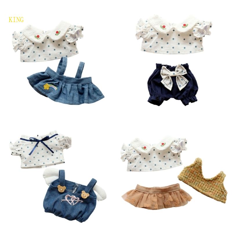 Bộ Áo Sweater Phối Chân Váy Mềm Mại Thời Trang Xinh Xắn Cho Búp Bê