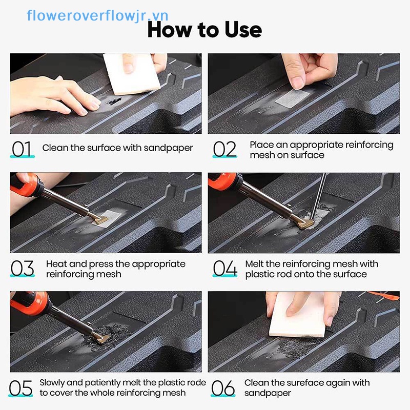 Bộ Dụng Cụ Hàn Sắt Bằng Nhựa Kèm Đầu Hàn Chuyên Dụng