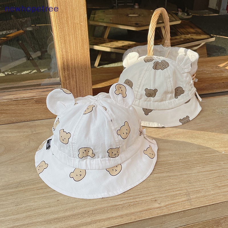 Nón Vành Cotton Mềm Mại In Họa Tiết Thời Trang Cho Bé