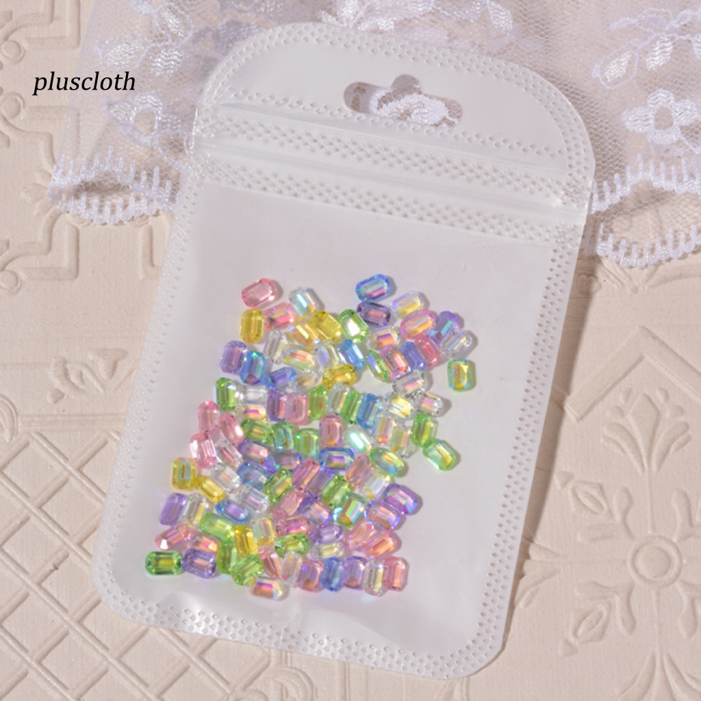 Set 100 Hạt Đá 3D Trang Trí Móng Tay Sau Lưng