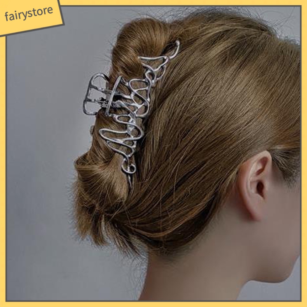 Kẹp Tóc Hình Đĩa Mạ Điện Sáng Tạo Cho Nữ