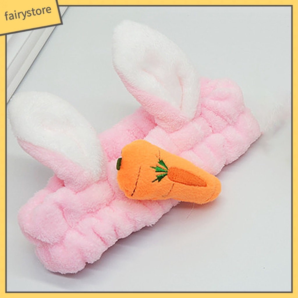 Băng Đô Cà Rốt / Mỹ Phẩm Hình Thỏ Hoạt Hình Dễ Thương Cho Nữ