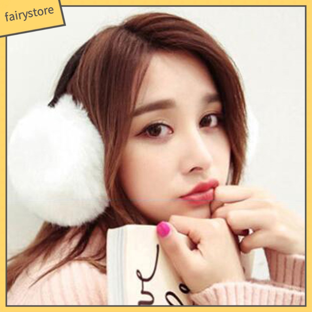 Bông Chụp Tai Giữ Ấm Mùa Đông Có Thể Điều Chỉnh Dễ Thương Cho Nữ
