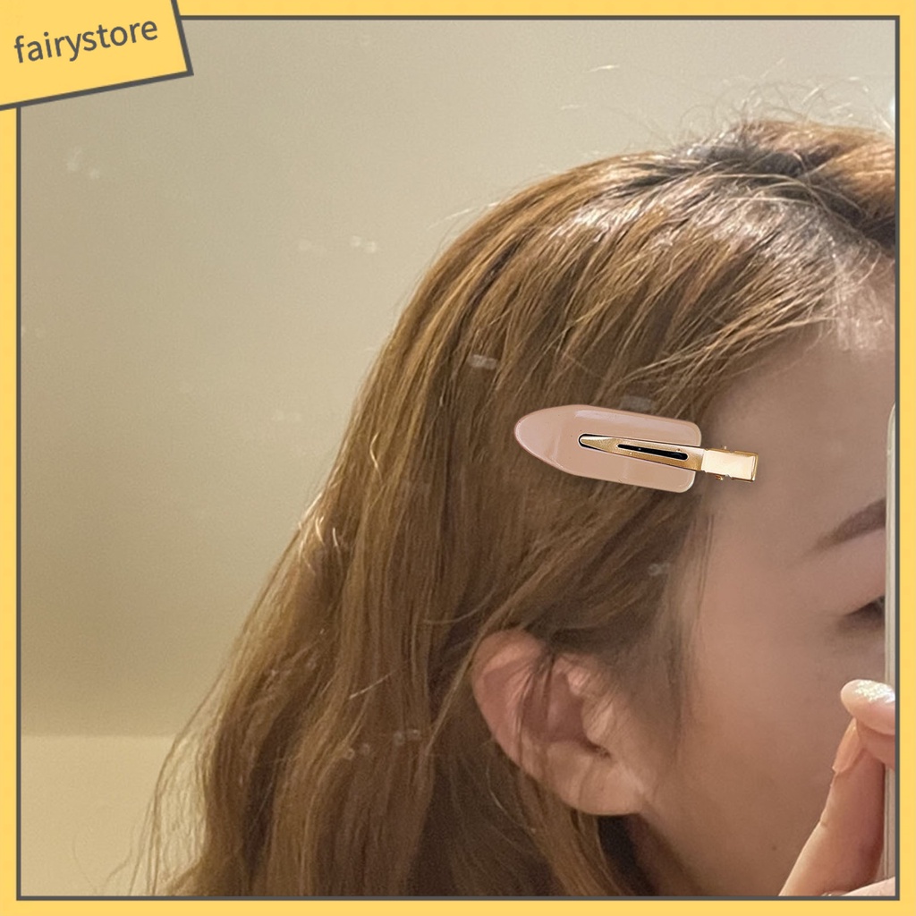 Kẹp Tóc Không Đường May Chống Trượt Phong Cách Hàn Quốc
