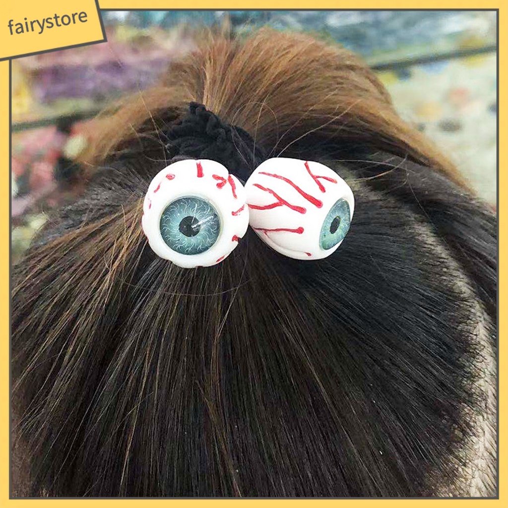 Kẹp Tóc Chống Trượt Màu Tương Phản Phong Cách Halloween Độc Đáo