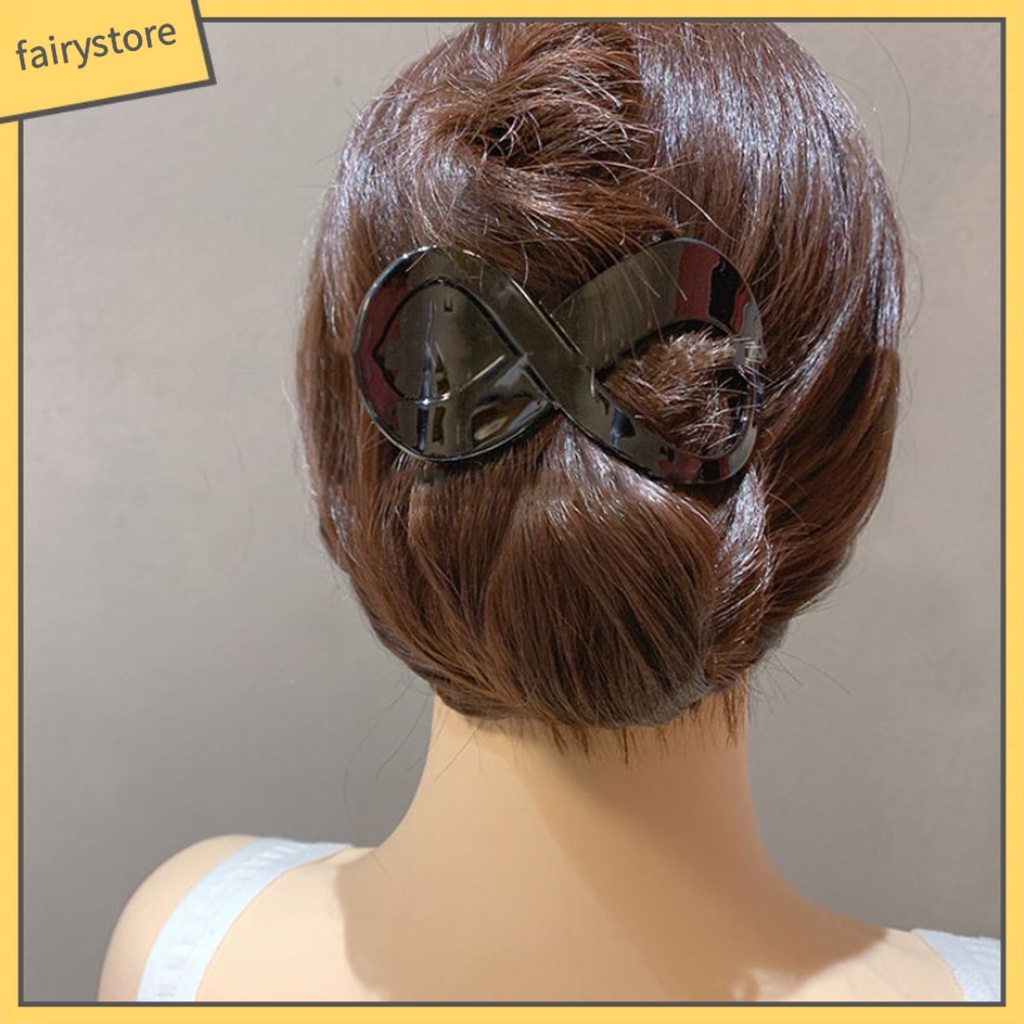 Kẹp Tóc Dạng Móng Vuốt Rỗng Chắc Chắn 8 Kiểu Dáng Trơn Màu Có Răng Cố Định Chống Trượt Cố Định Tóc Dành Cho Bạn Nữ