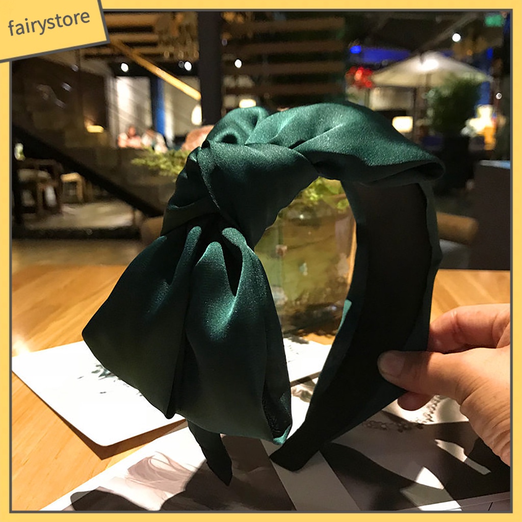 Băng Đô Nơ Cố Định Tạo Kiểu Tóc Ngọt Ngào Cho Nữ