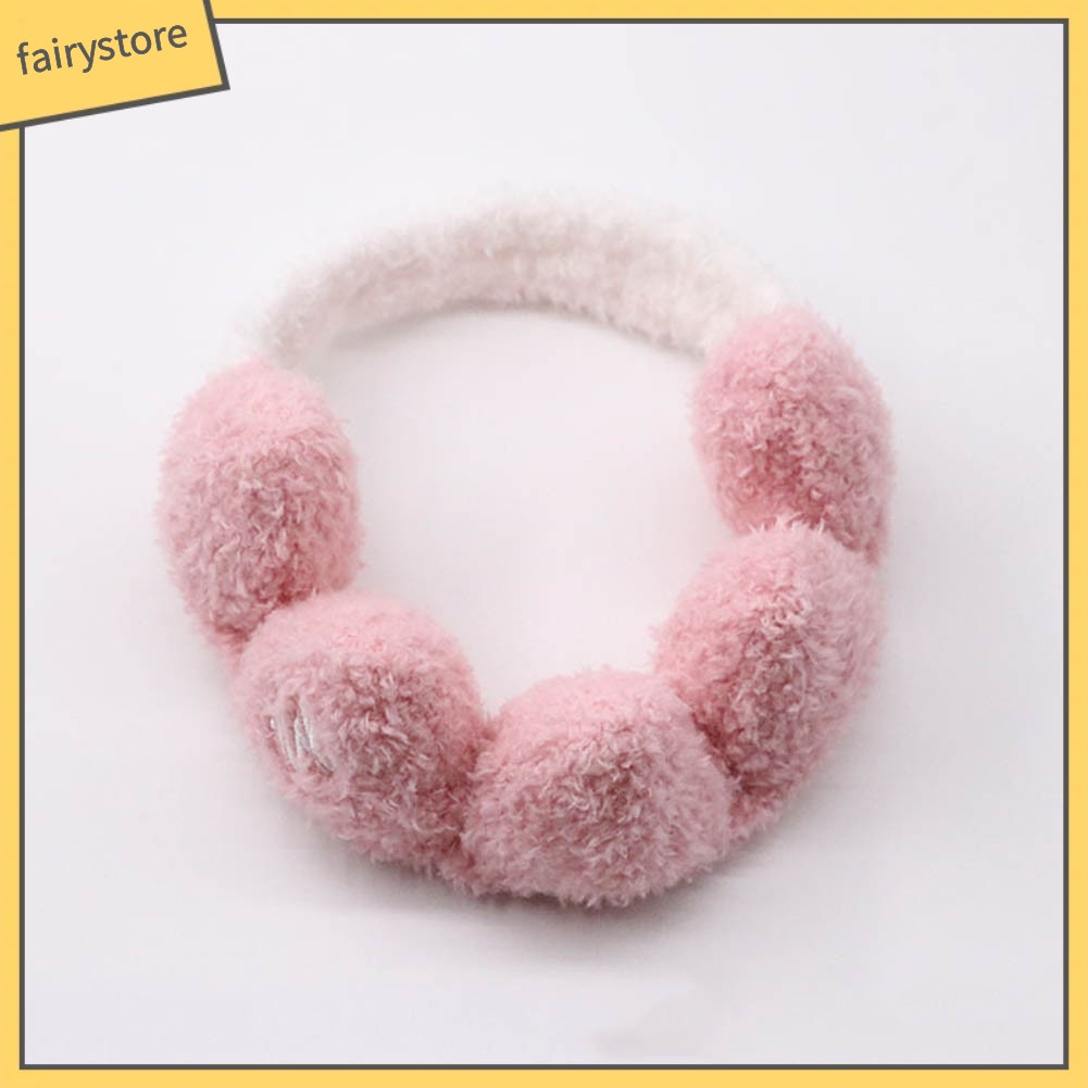 Băng Đô Cài Tóc Mềm Mại Hình Trái Tim Dễ Thương Dùng Rửa Mặt / Trang Điểm Cho Nữ