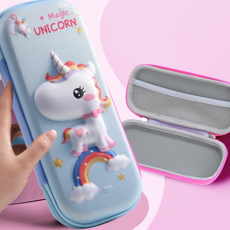 Hộp Bút EVA 3D Hình Hoạt Hình Sáng Tạo Dành Cho Học Sinh Tiểu Học Và Trung Học