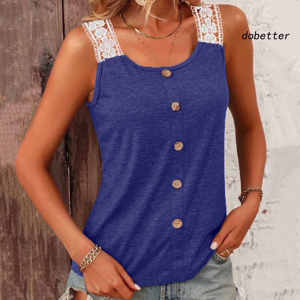 Áo Tank Top Mềm Mại Dáng Rộng Không Tay Thêu Hoa Thời Trang Mùa Hè Cho Nữ