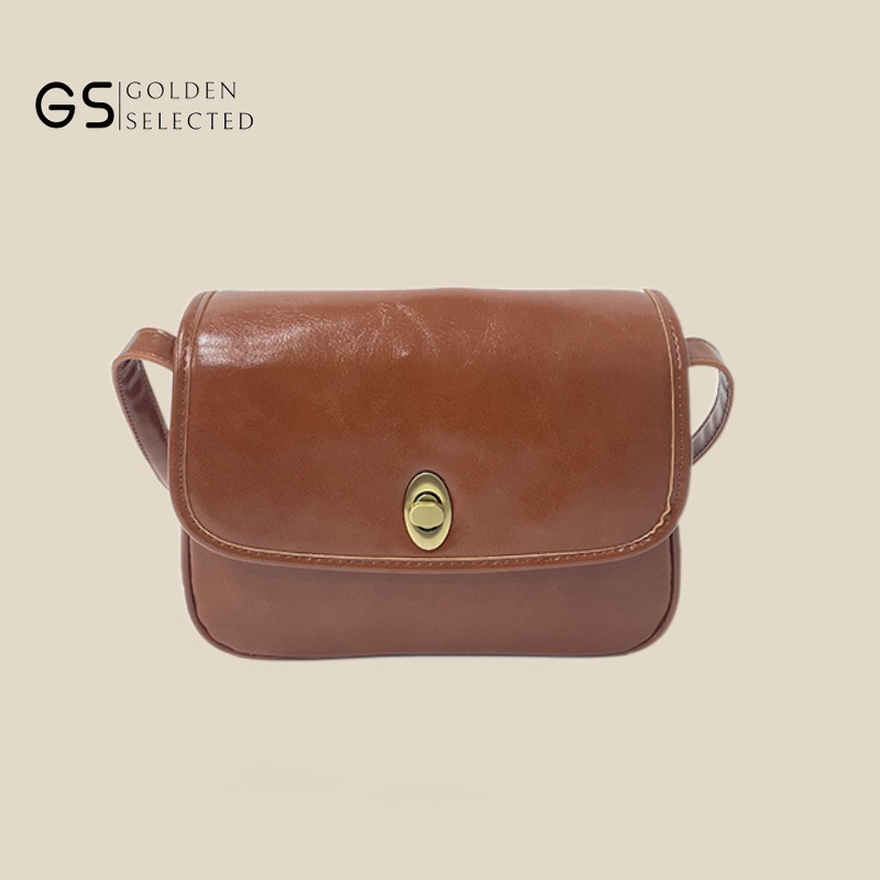 #Túi Đeo Chéo Dáng Vuông Nhỏ Họa Tiết Trái Tim Dễ Thương Cho Nữ