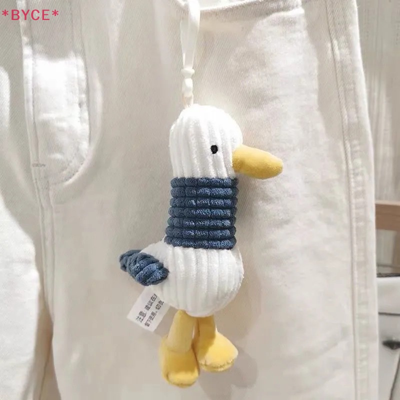 Móc Khóa Hình Chú Vịt Nhồi Bông Mềm Mại Đáng Yêu Mới