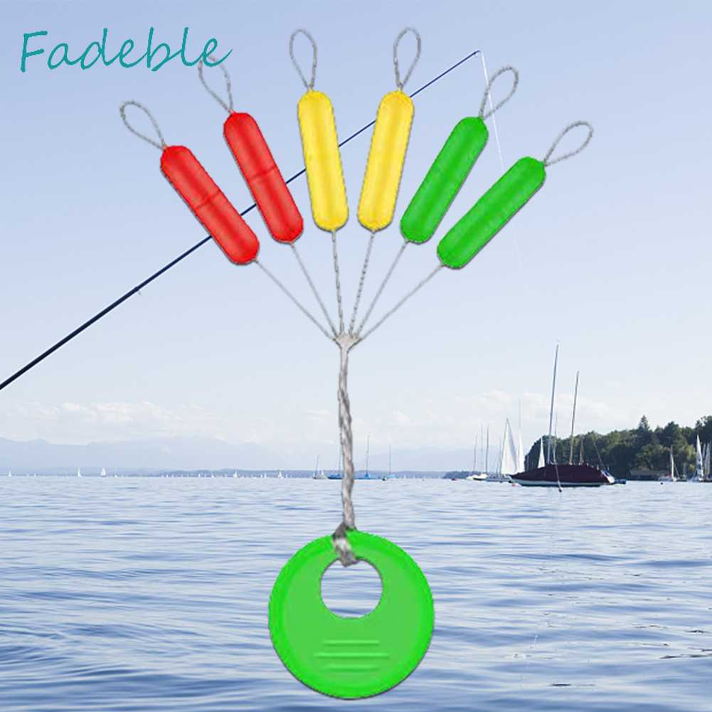 Set 10 / 60 Nút Chặn Dây Câu Hình Trụ Nhiều Màu Sắc