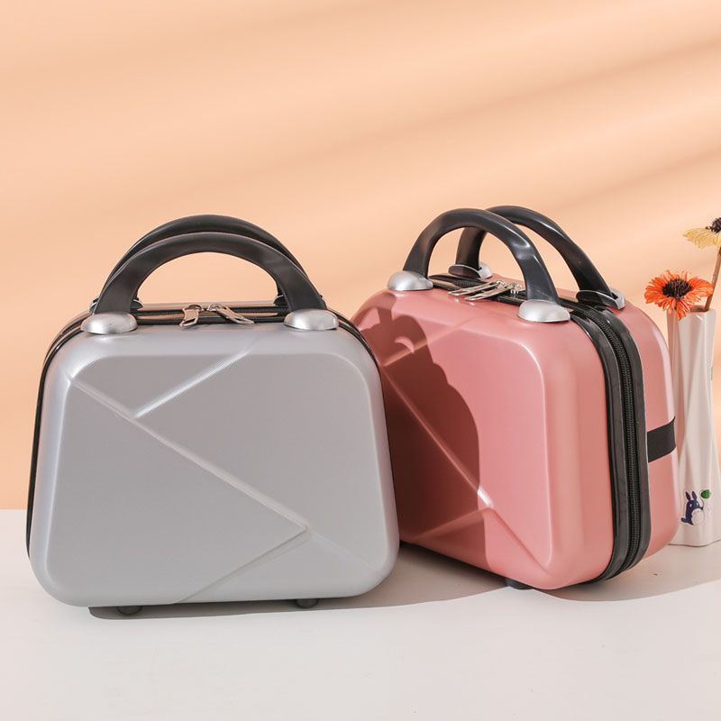 Jh Hàng Có Sẵn Vali mini Đựng Mỹ Phẩm 46.6cm Phong Cách Mới  Hộp đựng mĩ phẩm gấu ,đồ makeup kèm gương nhỏ gọn dễ thương Hộp mỹ phẩm vali nhỏ