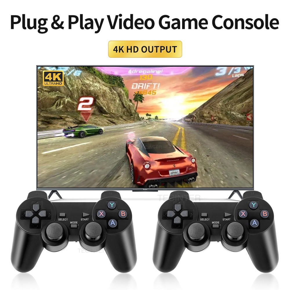 Máy Chơi Game Cầm Tay GD10 Video 4k TV Tích Hợp 30000 Trò Chơi Cổ Điển Cho PS1 / PSP / GBA