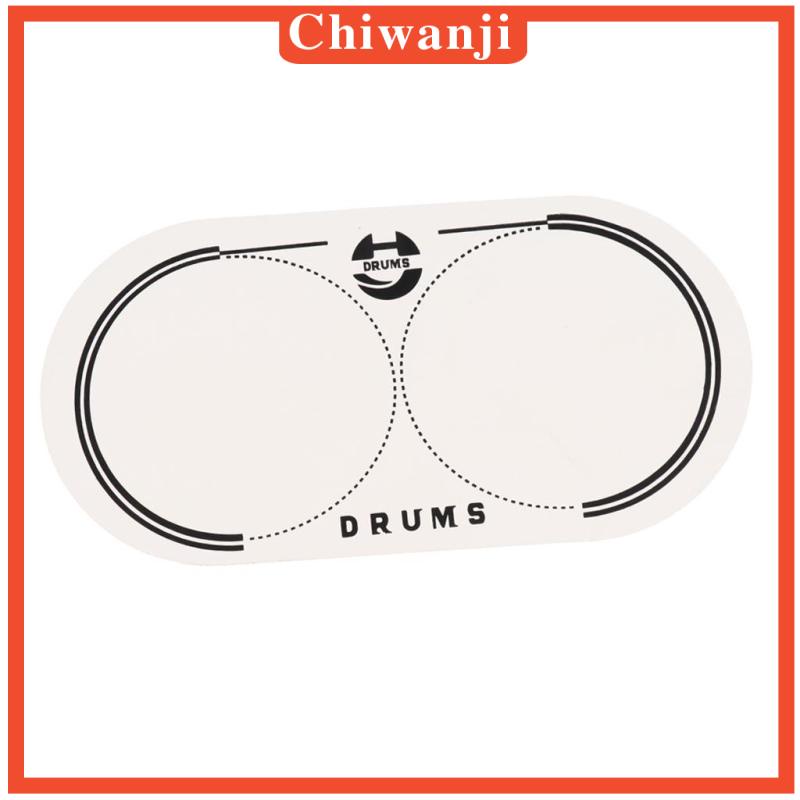 Miếng Vá Trống Bass Đôi Màu Trắng Chuyên Dụng Chất Lượng Cao