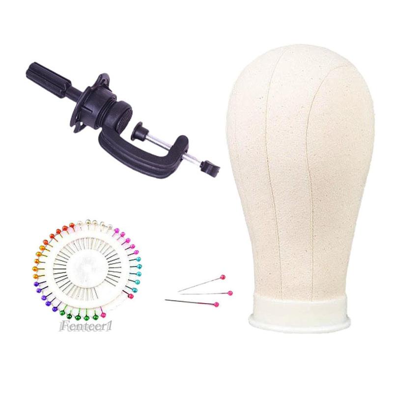 [Fenteer1] Đầu Ma Nơ Canh Vải Canvas Làm / Khô / Tạo Kiểu Tóc 21inch